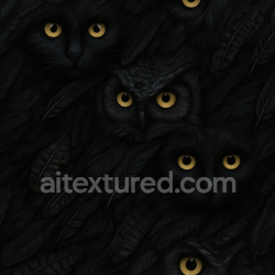 seamless Seamless 3d texture pbr 8k black cat fur with moonlight silver highlights texture 8k free download PBR