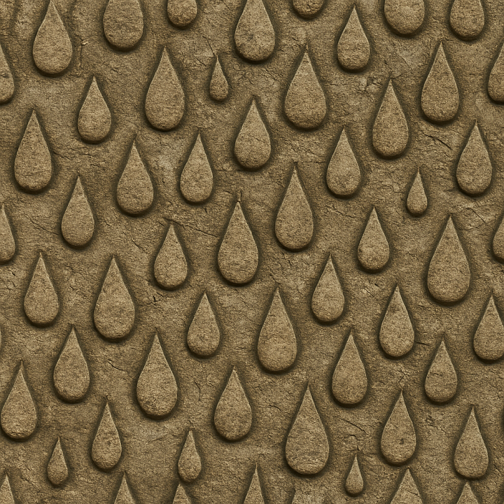 Ancient Raindrop seamless PBR texture preview