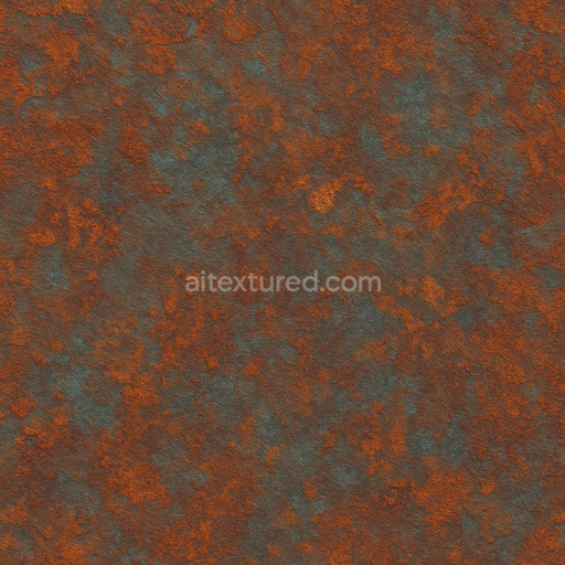 Stylized Oxidized Iron Seamless Texture