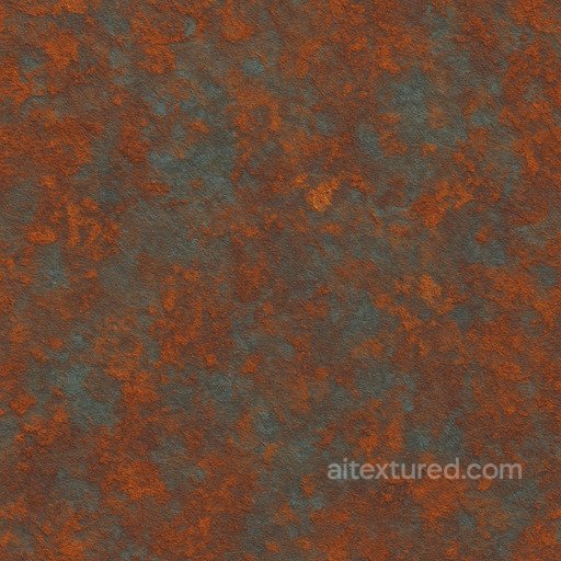 Stylized Oxidized Iron Seamless Texture seamless Rust PBR texture