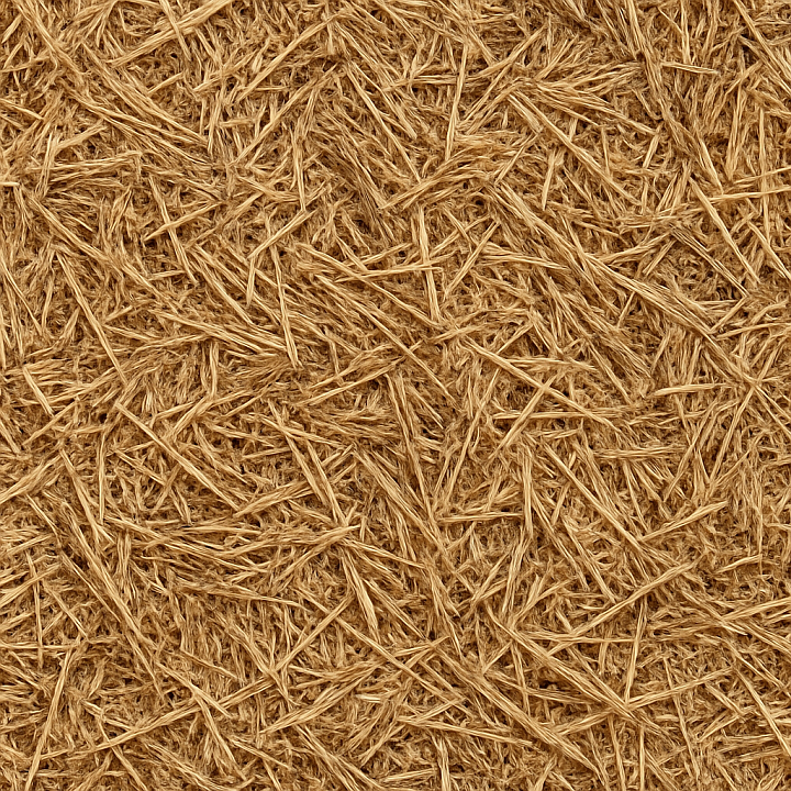Loose Straw Bale seamless PBR texture preview
