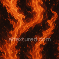 seamless Seamless 3d texture showing fire tongues and flare up effects from fiery detonation in vivid 8k pbr texture 8k free download PBR