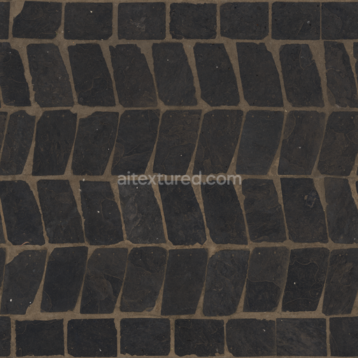 Patterned Slate Tiles — Tiles Slates Slate Rough Tiles Slates — PBR seamless 3D texture