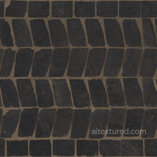 Patterned Slate Tiles seamless Stone PBR texture