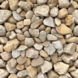 seamless Seamless 3D PBR Texture of Rounded River Stones in Natural Beige and Tan Tones texture 8k free download PBR