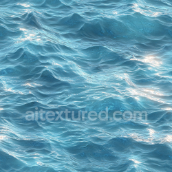 seamless Seamless 3D Water PBR Texture Featuring Realistic Ocean Surface with Dynamic Waves and Shimmering Highlights texture 8k free download PBR