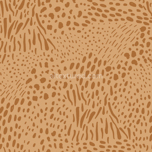 Seamless 3D PBR Leopard Print Fabric Texture with Warm Brown Pattern