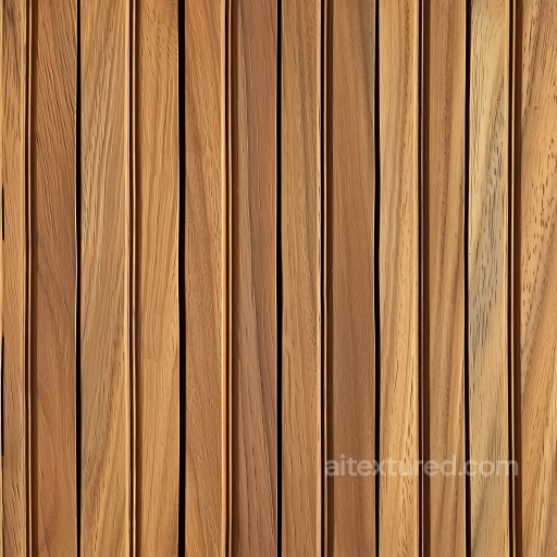 Natural Oak Wood Floor PBR Texture with Straight Grain and Varied Warm Tones seamless Wood PBR texture