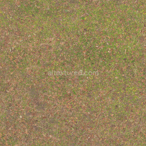 Grass Green Nature — Leafy Grass Leaves Plants Outdoors — PBR seamless 3D texture