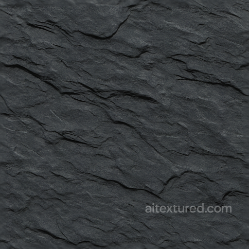 Slate Dark Layered Rock Surface For Rugged Designs seamless Stone PBR texture