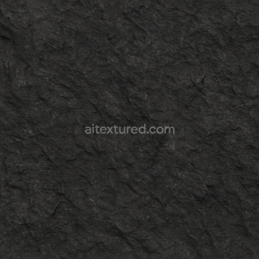Preview — Seamless 3d texture PBR 8k basalt dark rough volcanic rock surface