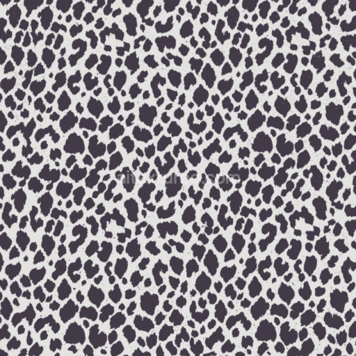 Seamless 3D PBR Texture of Black-and-White Leopard Print Fabric Pattern