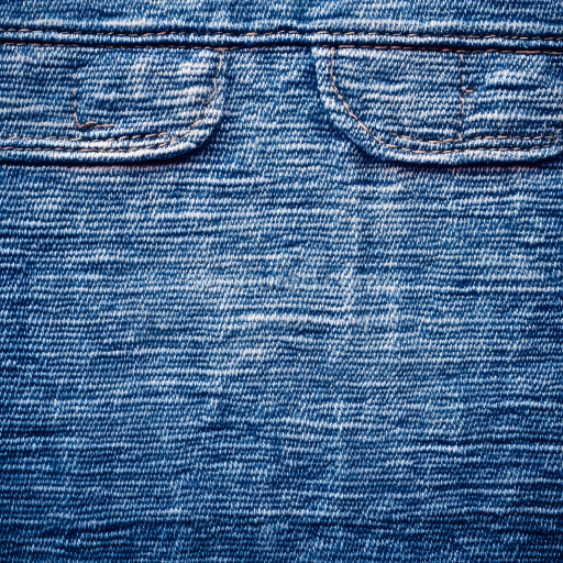 Seamless 3D Cracked Denim PBR Texture with Worn Holes and Detailed Stitching
