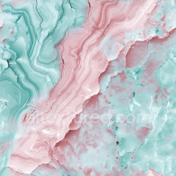 seamless Seamless 3D Dusty Rose and Mint Marble PBR Texture with Pastel Layered Veins texture 8k free download PBR