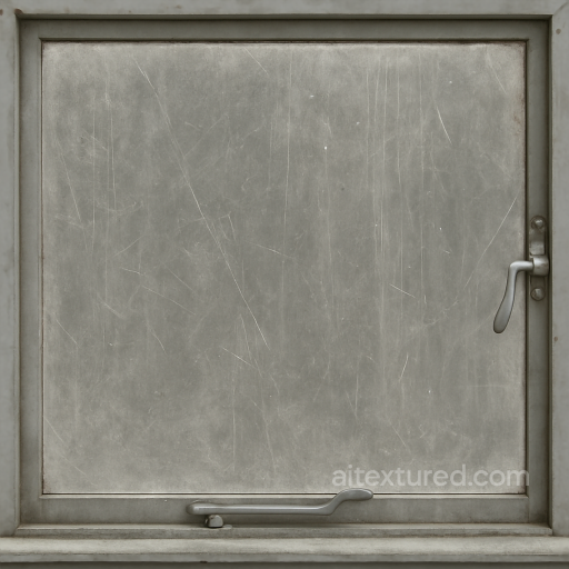 Seamless 8K PBR 3D texture of casement window with scratched glass and window dirt streaks seamless Window PBR texture