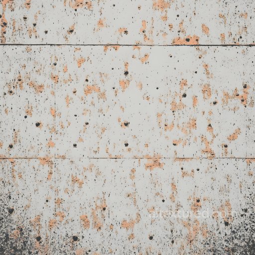 Rusty Metal Texture Featuring Holes and Peeling Paint seamless Rust PBR texture