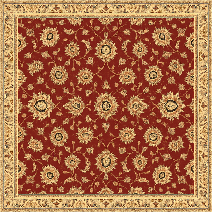 Clean Oriental Carpet seamless PBR texture preview