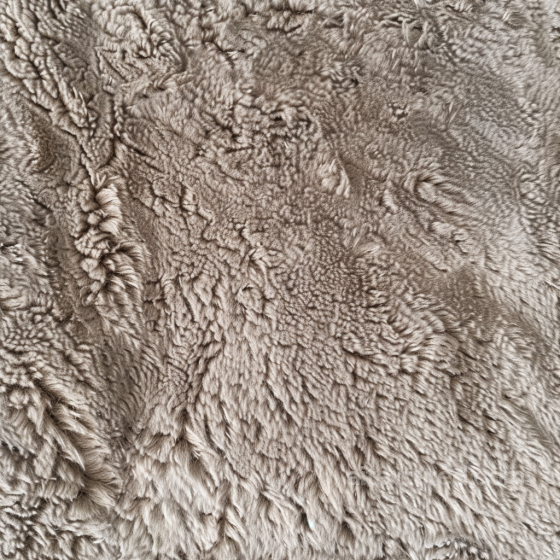 Shearling Leather PBR Texture with Plush Wool Surface and Natural Fleece Patterns Leather texture preview