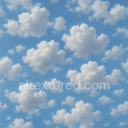 seamless Seamless 3d texture pbr 8k backlit altocumulus billowy cloud clusters texture 8k free download PBR