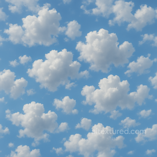 Clouds - Backlit Altocumulus Billowy Cloud Clusters texture preview