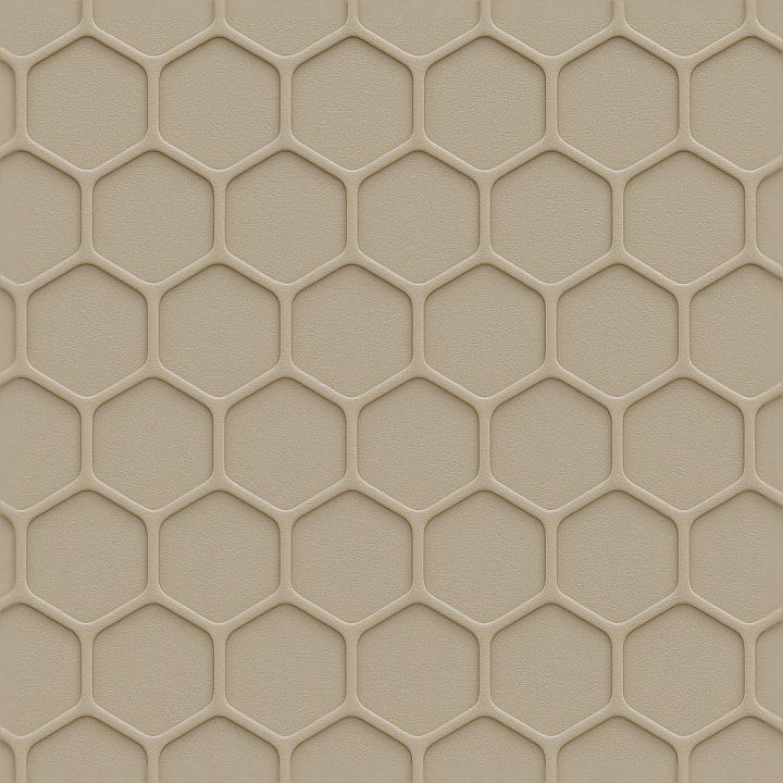 Honeycomb Pattern Furniture Plastic Surface With Neutral Tones seamless PBR texture preview