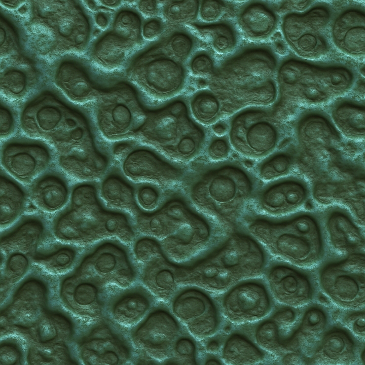 Alien Surface seamless PBR texture preview