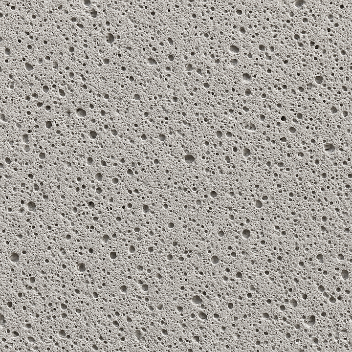 Lightweight Aerated Concrete Porous seamless PBR texture preview