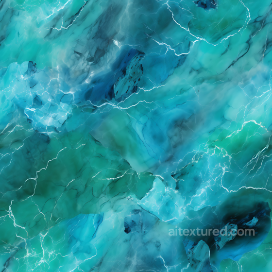 Green and Blue Marble PBR Texture with Ethereal Veining Marble texture preview