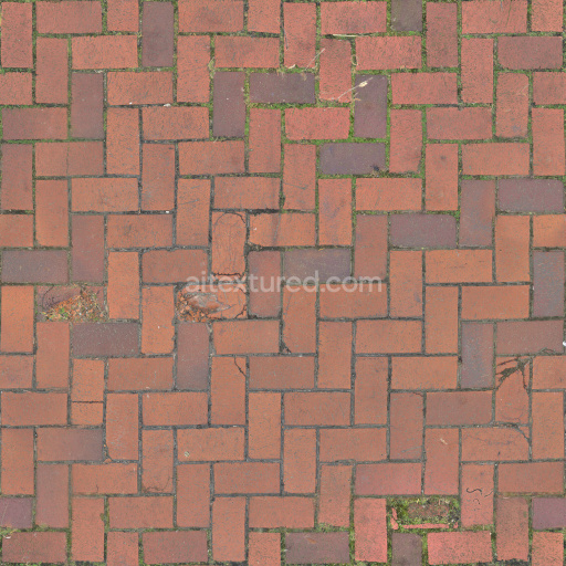 Paving Stones Texture Seamless Tileable Brick Pavement Outdoor Ground Pathway