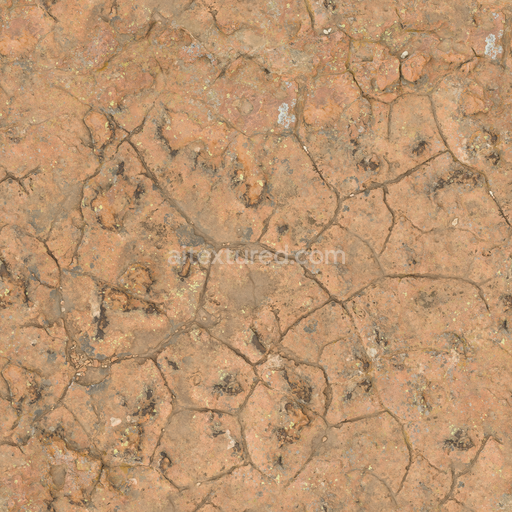 Rock Orange Cliff — Stone Uneven Eroded Cave Stone Uneven — PBR seamless 3D texture