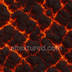 seamless Realistic Lava Texture texture 1024x1024 free download PBR