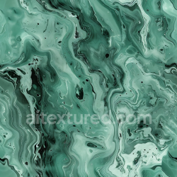 seamless Seamless 3D Jade Green Natural Marble PBR Texture with Flowing Veins and Glossy Finish texture 8k free download PBR