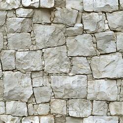 seamless Seamless 3D PBR Weathered Stone Wall Texture with Light Beige Rough Blocks texture 8k free download PBR
