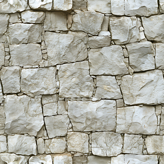 Weathered Stone Wall Texture with Light Beige Rough Blocks Stone texture preview