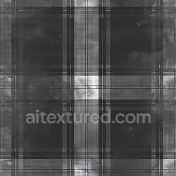 seamless Seamless 3D PBR Texture of Black and White Grunge Plaid Fabric Pattern texture 8k free download PBR