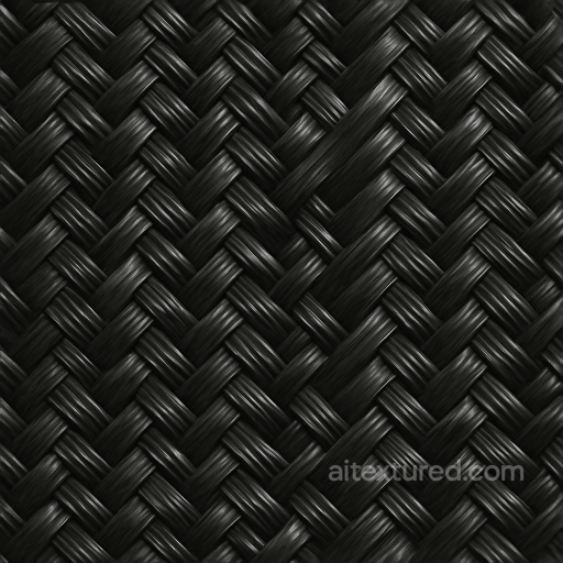 Of Carbon Twisted Strands With Carbon Glossy Finish For 8K Realistic Surfaces texture preview