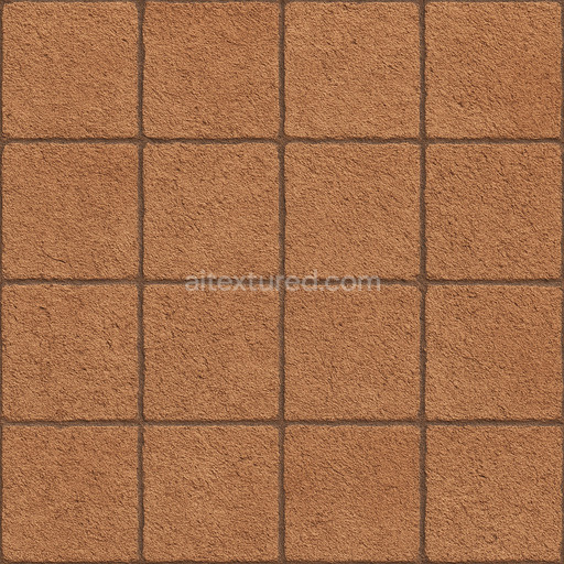 Coarse Clay Tiles Texture Seamless 1024X1024