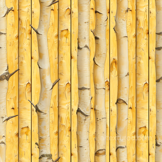 Birch Wood Planks PBR Texture with Natural Knots and Light Grain Wood texture preview