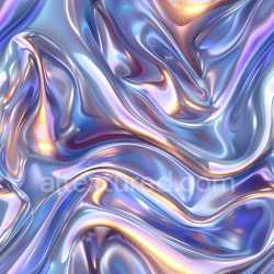 seamless Seamless 3D PBR Texture of Iridescent Glossy Fabric with Smooth Flowing Waves texture 8k free download PBR