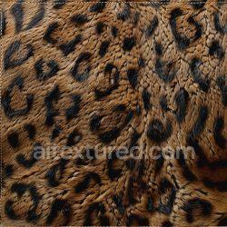 seamless Seamless 3D Leopard Fur PBR Texture with Detailed Hair and Natural Spot Pattern texture 8k free download PBR