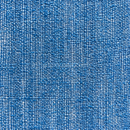 Seamless 3D cracked denim fabric PBR texture with blue weave pattern