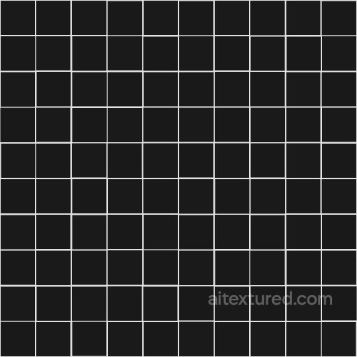Square Black Ceramic Tiles | Free PBR seamless Tile PBR texture
