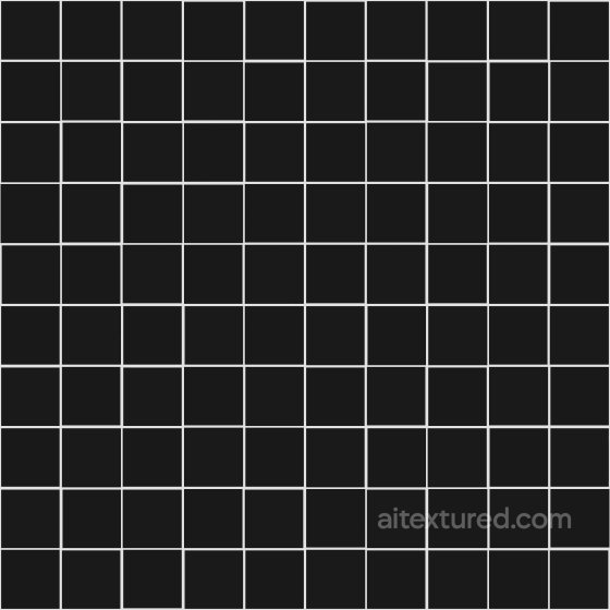 Square Black Ceramic Tiles | Free PBR Tile texture preview