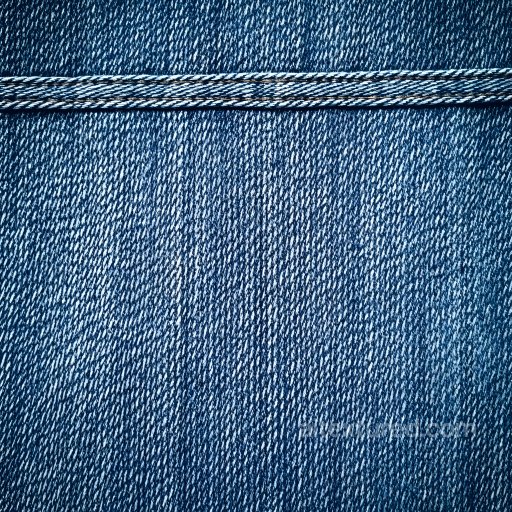Cracked Denim Fabric PBR Texture with Worn Blue Weave and Detailed Stitching seamless Denim jeans PBR texture