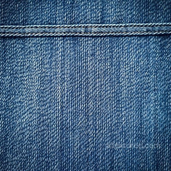 Cracked Denim Fabric PBR Texture with Worn Blue Weave and Detailed Stitching Denim jeans texture preview
