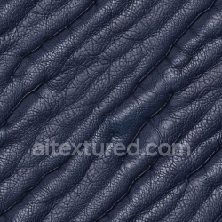 seamless Seamless 3D PBR Navy Blue Wrinkled Leather Texture with Deep Grain and Soft Shine texture 8k free download PBR