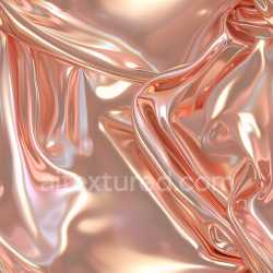 seamless Seamless 3D PBR Glossy Wrinkled Fabric Texture with Soft Rose Gold Sheen texture 8k free download PBR