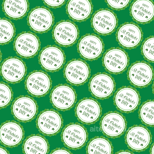 St Patrick Digital Paper Bundle Texture of St Patrick's Day green digital paper with circ… seamless St patrick digital paper bundle PBR texture