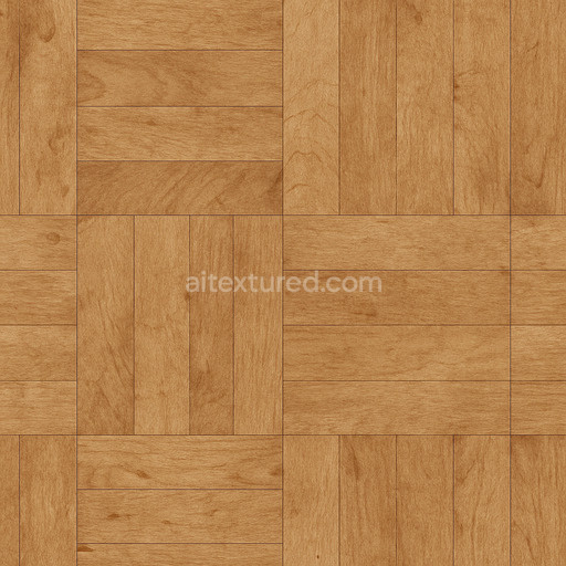 Coarse Maple Parquet Texture Seamless 1024X1024