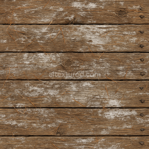Seamless 3d texture pbr 8k rustic wood grain with snow dusting